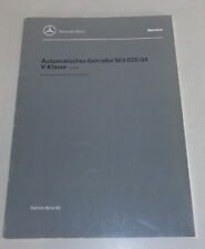 Werkstatthandbuch Mercedes Benz Vito V-Klasse W638 Automatikgetriebe 503 ab 1997