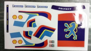 DECALS /ADESIVI PEUGEOT 205 GTI  RC scala 1/8  LIVREA - Picture 1 of 1
