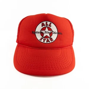 Kentucky Fried Chicken All Star Trucker Hat Cap Adult One Size Fits All Vintage - Picture 1 of 8
