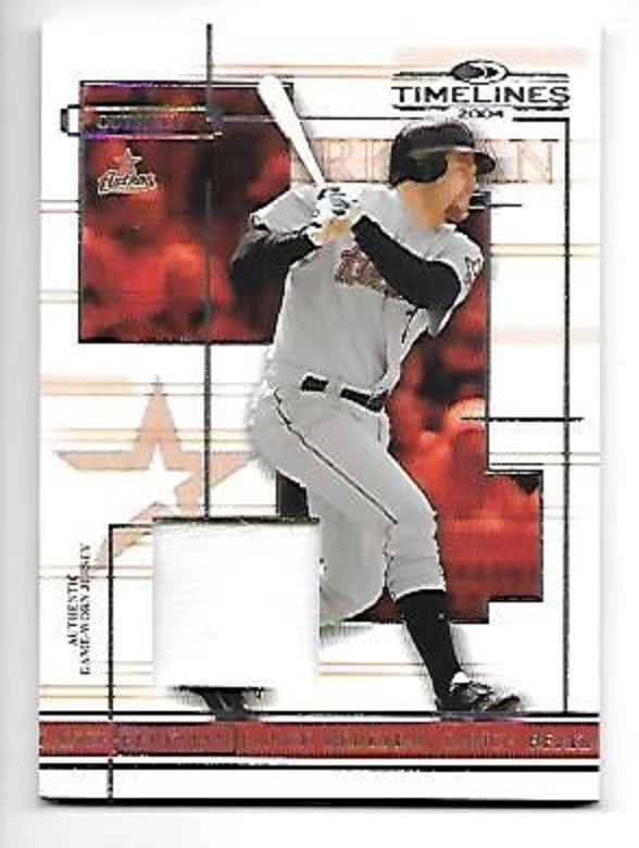 LANCE BERKMAN 2004 DONRUSS TIMELINES MATERIAL #30 ASTROS FREE COMBINED S/H - Image 1 of 1