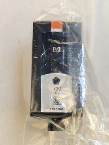 Nuevo cartucho de tinta genuino HP 920XL negro de alto rendimiento caducado 2016/08 - Imagen 1 de 8