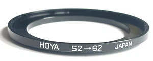 EXCELLENT HOYA 52-62mm METAL MOUNT STEP UP RING ORIGINAL HOYA BRAND - Picture 1 of 3