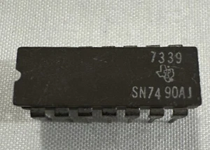 SN7490AJ BCD-Output Decade Up Counter IC DIP 14 - MAKE: Texas Instruments - Picture 1 of 3
