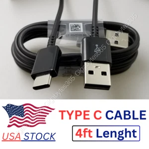 For Samsung USB TypeC Fast Charging Cable Galaxy S8 S9 S10 S20 S21 Plus Note 8 9 - Picture 1 of 11