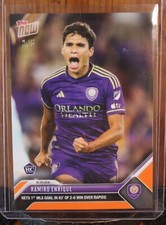 Topps Now MLS #132 2023 Ramiro Enrique (Rookie Card) Orange 2/5 Orlando City