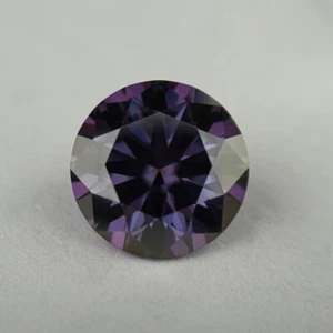 2.0~11mm Purple color Round Loose Moissanite Stone With GRA Certificate - Picture 1 of 9