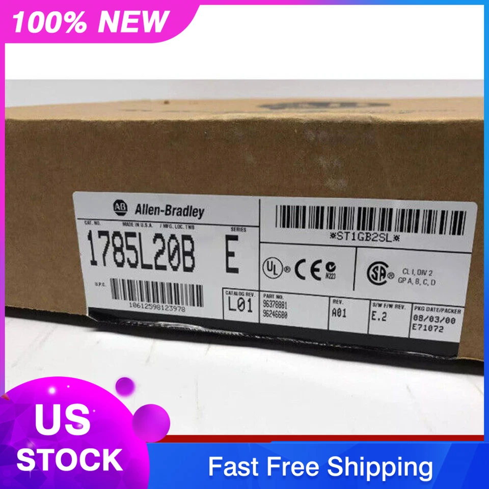NUEVO MÓDULO PROCESADOR ALLEN BRADLEY 1785-L20B/E PLC-5/20 16K WORD OEM 1785L20B Foto 1 de 1