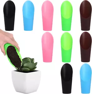 10 PCS Bonsai Soil Scoop Plastic Garden Soil Scoops, Small Potting Shovels for S - Picture 1 of 8