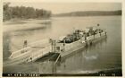 Arkansas Auto Ferry to Missouri Highway 62 1930s RPPC Photo Postcard 20-1130