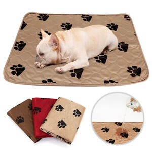 Washable Dog Pee Pad Mats Pet House Toilet Wee Poop Training Mat for Puppy Cat 