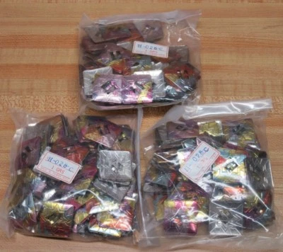 Lote de 432 Conchos Cuadrados Sunburst Western Indie Metal Ranurados Bufanda Cinturón Slides Foto 1 de 4