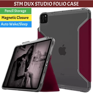 Genuine STM iPad Pro 12.9" (6th/5th/4/3rd Gen Generation) Case Smart Folio Cover - Picture 1 of 16
