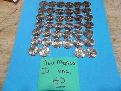 (40) 2008 New Mexico D State quarters  uncirculated - Image 1 of 3