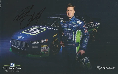 SIGNED 2014 RICKY STENHOUSE JR "FIFTH THIRD BANK" #17 NASCAR SPRINT CUP POSTCARD Cover