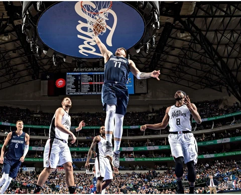 Luka Doncic Dallas Mavericks Unsigned Photograph Cover