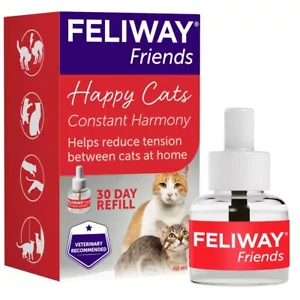 FELIWAY Friends 30 Day 48ml Refill - Helps Reduce Tension Between Cats - Picture 1 of 7