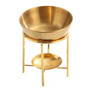 Bruciatore di oli essenziali Scaldaolio aromatico in acciaio inossidabile - Foto 1 di 6