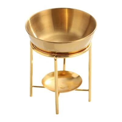 Bruciatore di oli essenziali Scaldaolio aromatico in acciaio inossidabile - Immagine 1 di 4