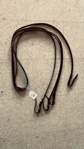 ZÜGEL * Sattelsitz Leder TRENSE Bit 1/2" braun für WEYMOUTH Trense *NEU England - Bild 1 von 4