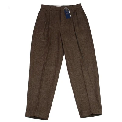 Ralph Lauren Herringbone Wool Tapered Pant Trousers Women's Size 6 $348 - Image 1 of 4