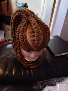 Shuku Blonde Beans And Rice Style Braided Wig Shuku Colour 27 - Picture 1 of 4
