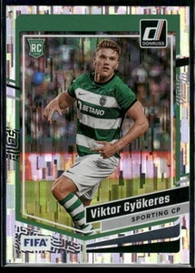 2023-24 Panini Donruss #159 Viktor Gyokeres Silver Glitch - Picture 1 of 2