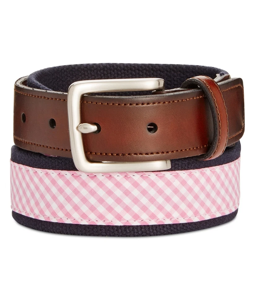 Cinturón con correas a cuadros Club Room para hombre Foto 1 de 1