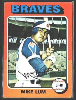 1975 Topps #154 Mike Lum - Image 1 of 2