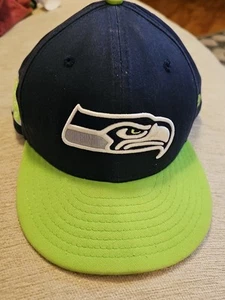 Seattle Seahawks New Era 9FIFTY NFL Snapback Hat Youth - Picture 1 of 9