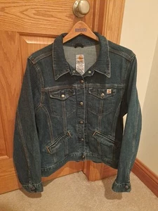 Carhartt Women's Denim Jacket Size XL RN #14806 W J001 F10 Cowgirl - Picture 1 of 8