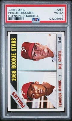 1966 TOPPS | F.JENKINS/B.SORRELLPHILLIES ROOKIES 254 - Image 1 of 3