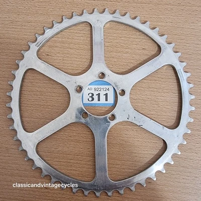 Vintage Spécialités TA Chainring Track Pista 50.4mm BCD 1/8” x 51t #311 Eroica - Image 1 of 3