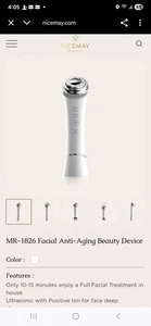 DISPOSITIVO BAUTI ANTIENVEJECIMIENTO FACIAL NICEMAY - Imagen 1 de 12