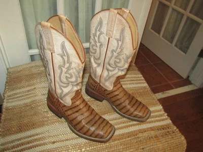 Macie Bean Boots Womens 7 M Slick Rikki Western Broad Square Toe Cowgirl M9154 - Image 1 of 4