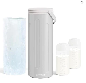 Portable Breast Milk Cooler for Travel, 22oz Large Capacity Breastmilk Chiller - Picture 1 of 9