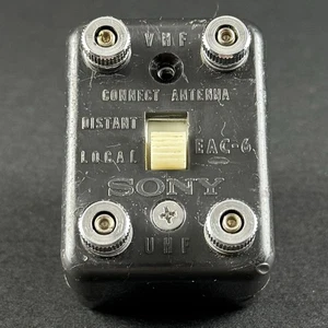 Sony EAC-4 External Antenna Connector - Made in Japan - Black - Tested Working - Picture 1 of 6