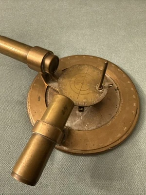 ⭐ Antique Griffin & Tatlock London Brass Scientific Optical Goniometer c1900 - Image 1 of 4