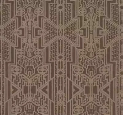 Lwp66981W  Brandt Geometric Bronze - Ralph Lauren Wallpaper - Image 1 of 4