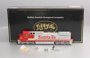 Atlas 9650 HO Scale Santa Fe Dash 8-40CW Diesel Locomotive w/DCC #833 LN/Box