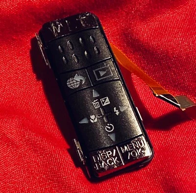 Rear Control Board w/Buttons For Fujifilm Finepix Z70 Digital Camera (Black) - Image 1 of 2