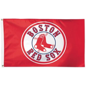 WinCraft Boston Red Sox 3x5ft Deluxe Single-Sided Flag Banner - Picture 1 of 1
