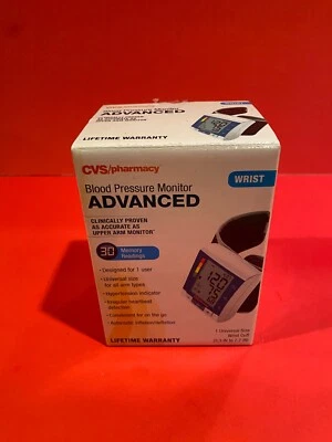 CVS Blood Pressure Monitor Advanced Wrist. UNTESTED - Image 1 of 4