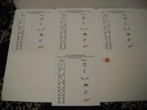 Do You Want To Build A Snowman? Math Dice Game 2-4 Players Laminated Brand New! - Picture 1 of 2