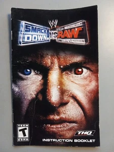 WWE SMACKDOWN vs RAW (2005) - Playstation 2 PS2 Authentic Manual Only - Picture 1 of 13