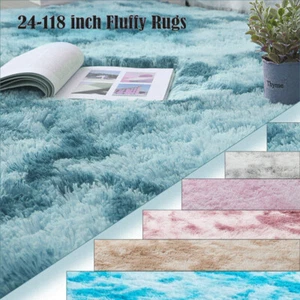 Tie-Dye Rug Ultra Soft Shaggy Carpet For Bedroom Living Room Big Area Rugs Home - Picture 1 of 22