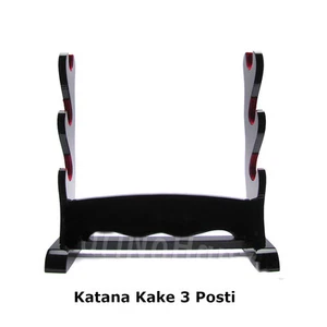 KAKE LEGNO 3 POSTI PORTASPADA PORTA SPADE KENJUTSU KATA IAIDO IAITO SPADA Bokken - Imagen 1 de 1