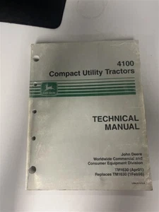 John Deere 4100 Compact Utility Tractors Technical Manual TM1630 (Apr01) B-9 - Picture 1 of 1