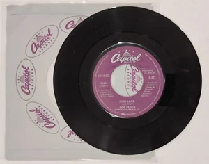 45 rpm BOB SEGER Fire Lake LONG TWIN SILVER LINE1980 CAPITOL Nostalgia STEREO - Imagen 1 de 2