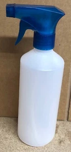 500ml HDPE leere klare Plastikflaschen Sprühflasche blau Triggerpumpe  - Bild 1 von 1
