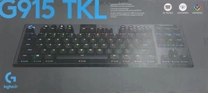 Logitech G915 TKL Tenkeyless Lightspeed Wireless RGB Tastiera Meccanica - LEGGI! - Foto 1 di 2